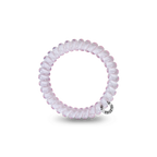 TELETIES - Spiral Hair Coils | Small | Rose Water Pink Hair Ties