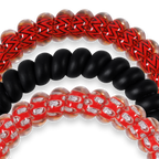 TELETIES - Spiral Hair Coils | Small | Go Dawgs! Hair Ties