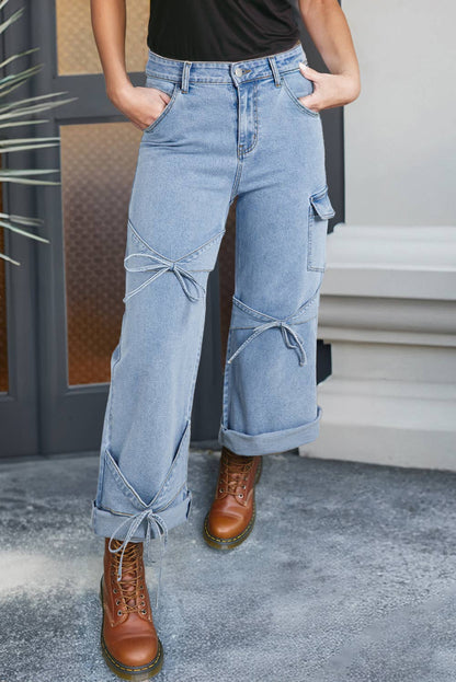 SALE! The Bow🎀 Boyfriend Jeans (6-12)