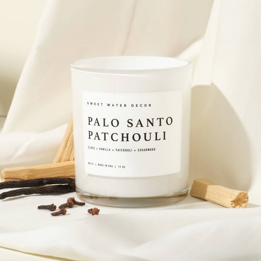 Sweet Water Decor - Palo Santo Patchouli 11 oz Soy Candle