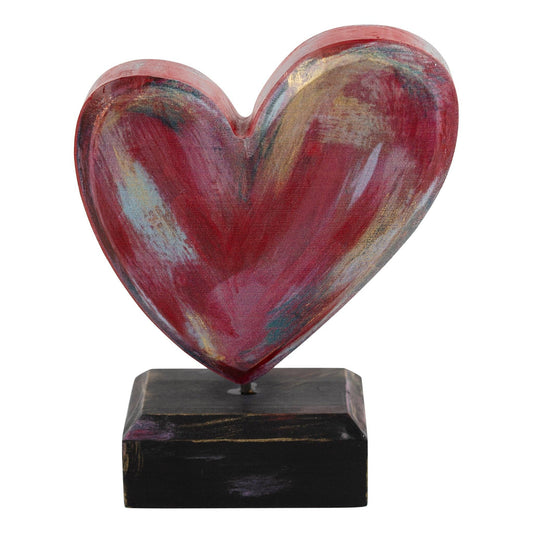 Glory Haus - Wooden Red Heart Small