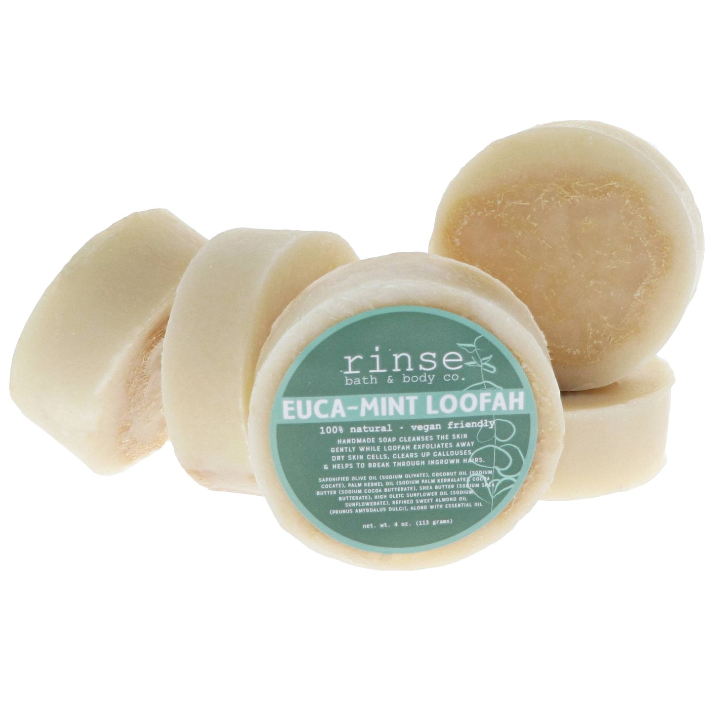 Rinse Bath Body Inc - Soap - Euca-Mint Loofah