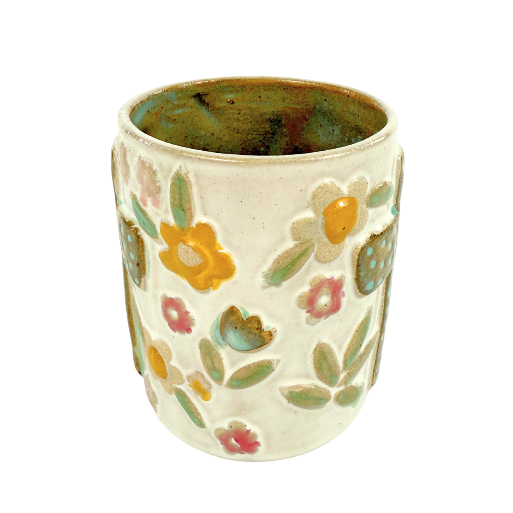 Glory Haus - Cross and Flowers Mug