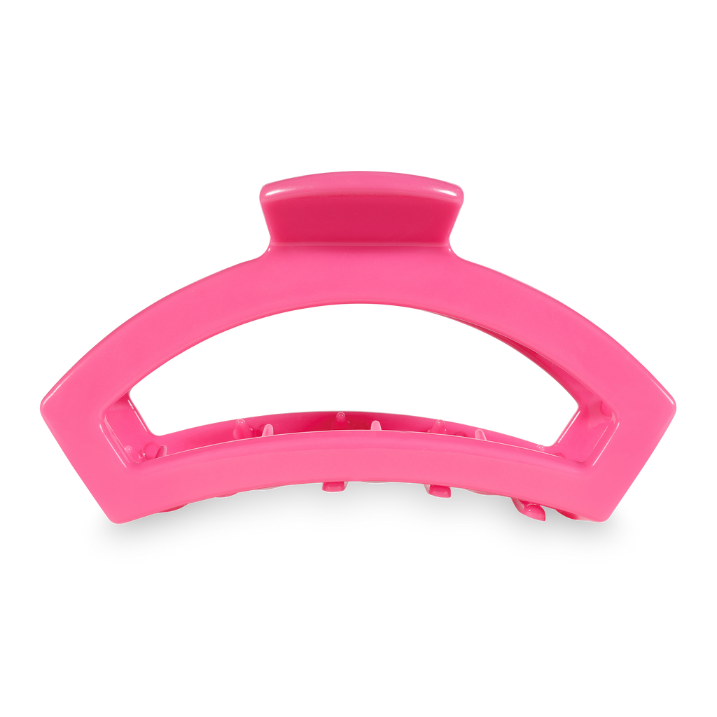 TELETIES - Open Hair Clip | Large | Paradise Pink
