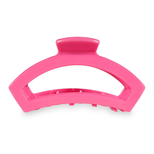 TELETIES - Open Hair Clip | Large | Paradise Pink