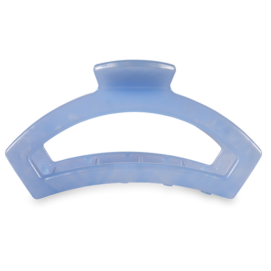 TELETIES - Open Hair Clip | Large | Blue Lagoon