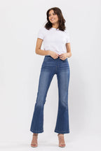 Cello Jeans - Medium Wash Flared Jegging 30" Inseam (PETITE)