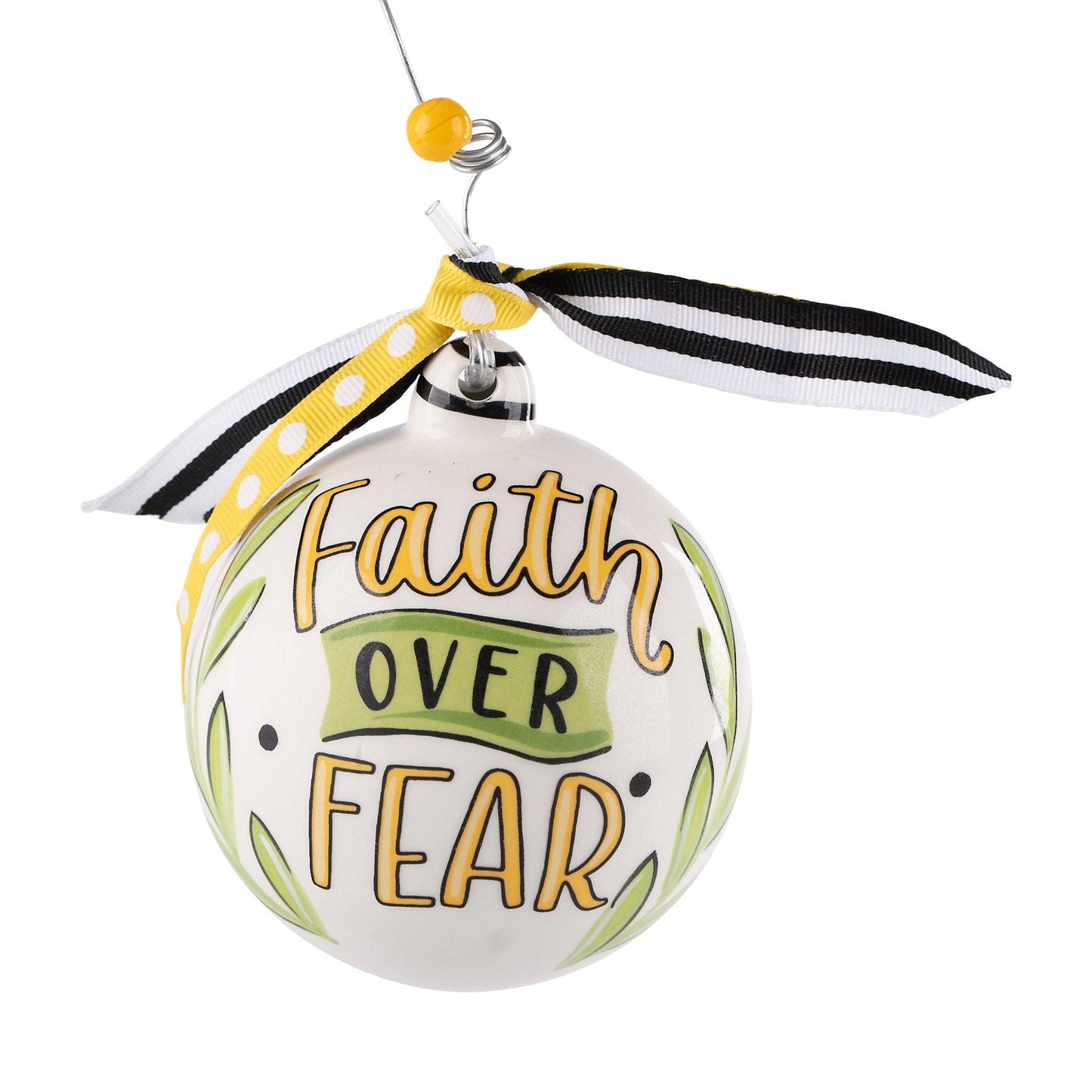 Glory Haus-Faith Over Fear Sunflower Ornament