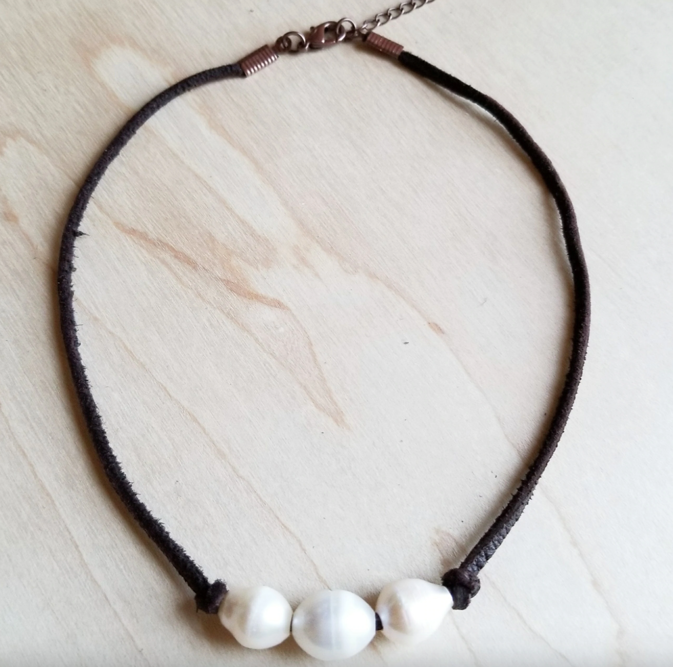 Jewelry Junkie-Pearl Choker Necklace