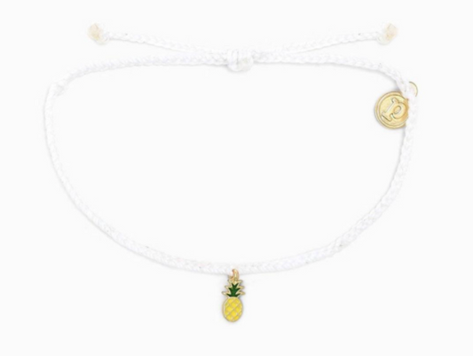 Puravida Charm Bracelet- Pineapple