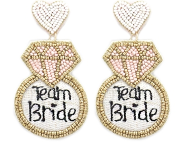 Team 2025 bride earrings
