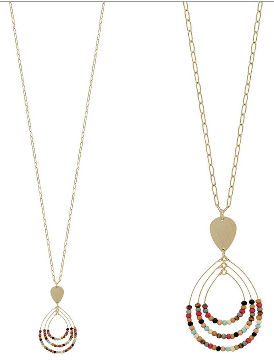 The Brooke Beaded Long Necklace (2 Colors)