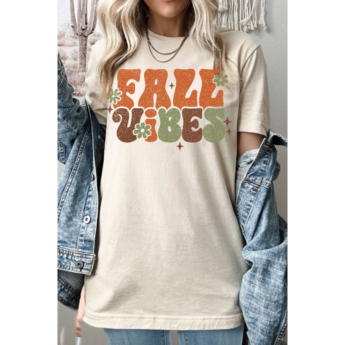 Vintage Fall Vibes Graphic Tee (S-XL)