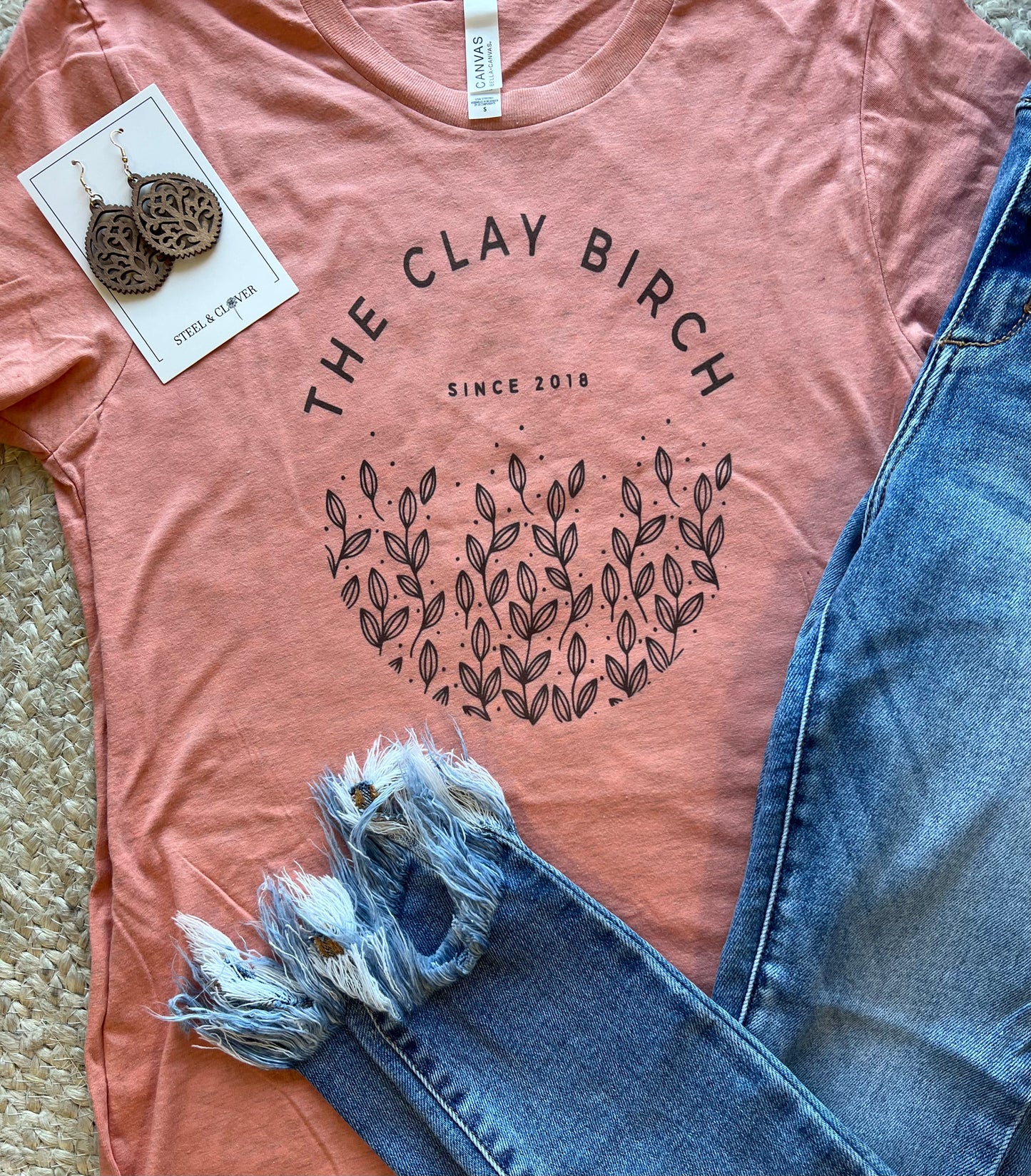 SALE! The Clay Birch Tees (S-2XL)(Multiple Colors)